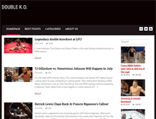 Tablet Screenshot of double-knockout.com